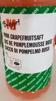 Jus de pamplemousse rose