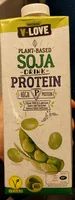 Plant-based soja drink high protein