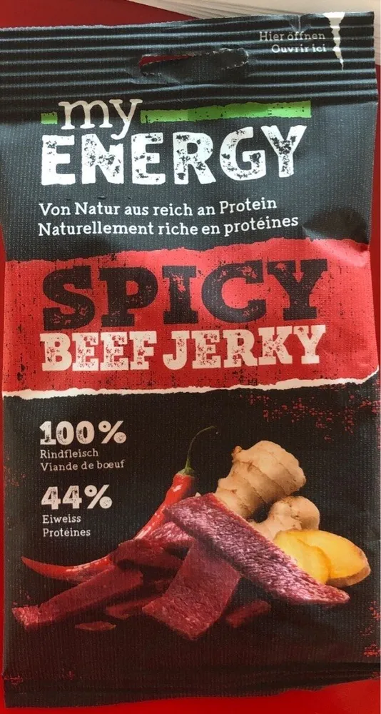 Spicy beef jerky