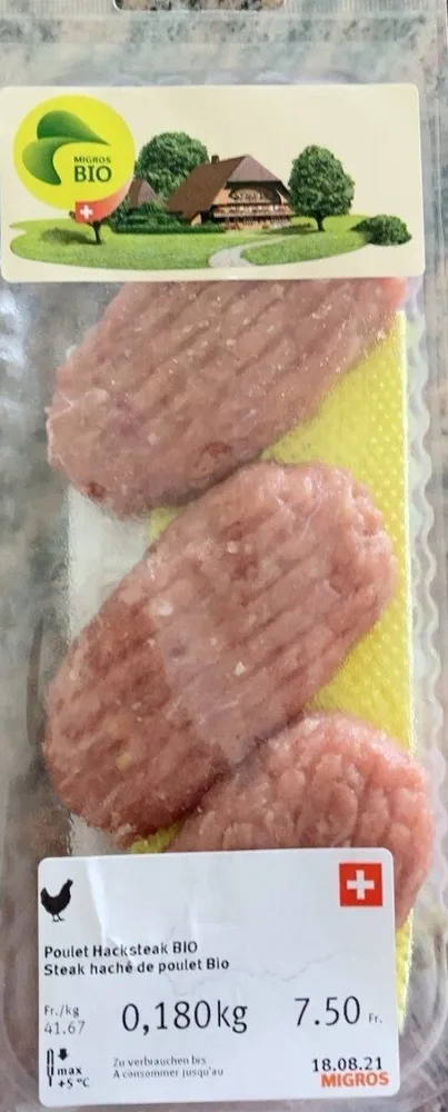 Steak hache de poulet