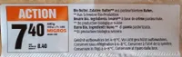 Beurre de cuisine