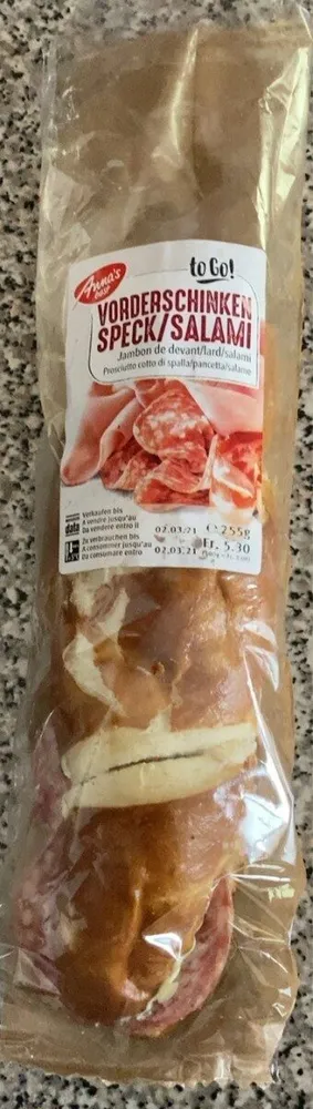 Vorderschinken speck/salami
