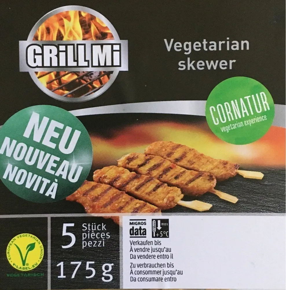 Vegetarian skewer grill mi