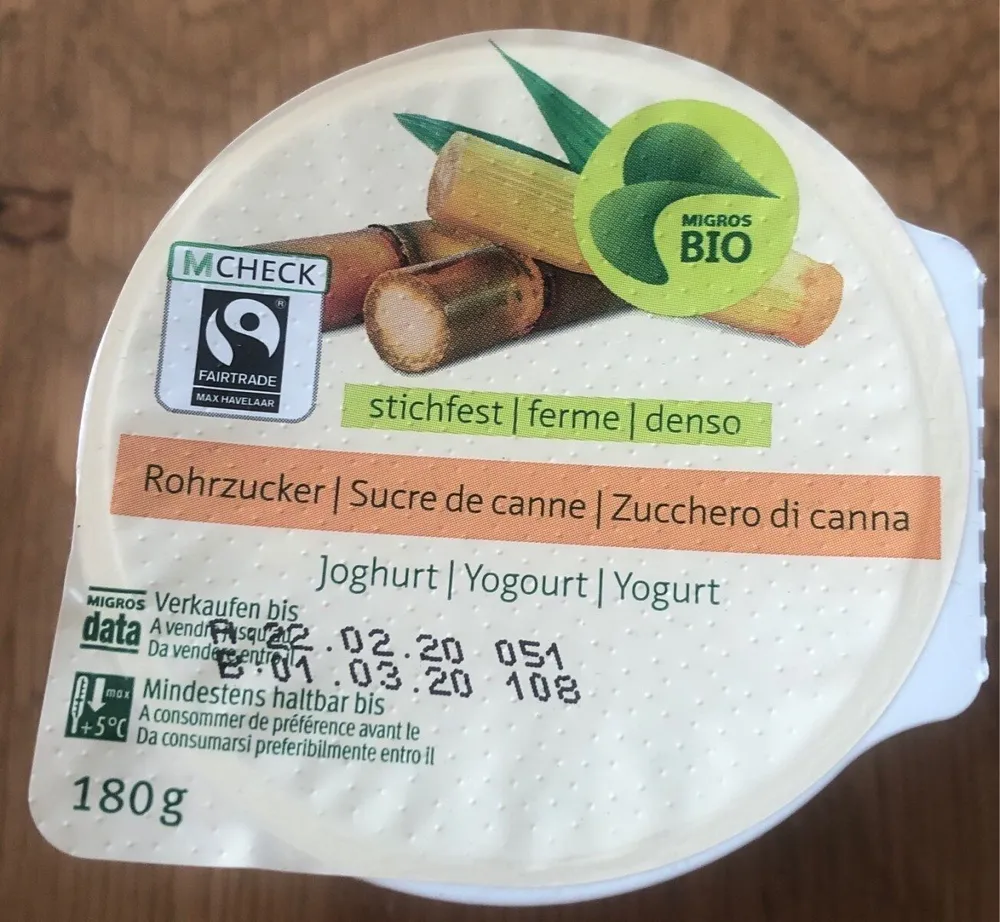 Yogourt ferme Sucre de canne Bio