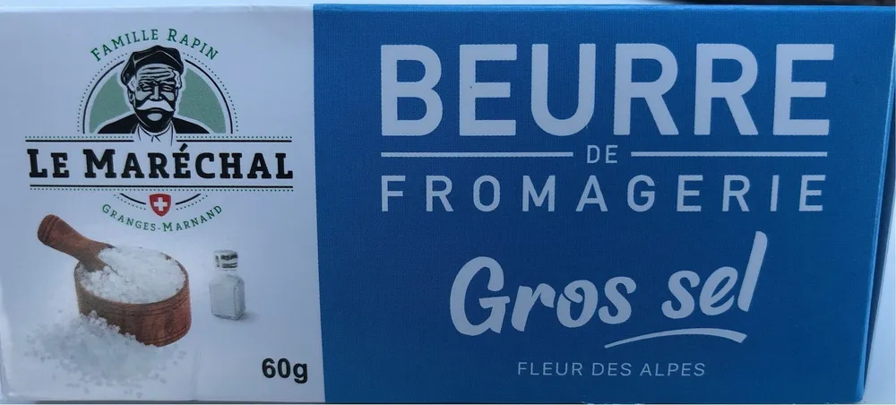 Beurre de fromagerie gros sel