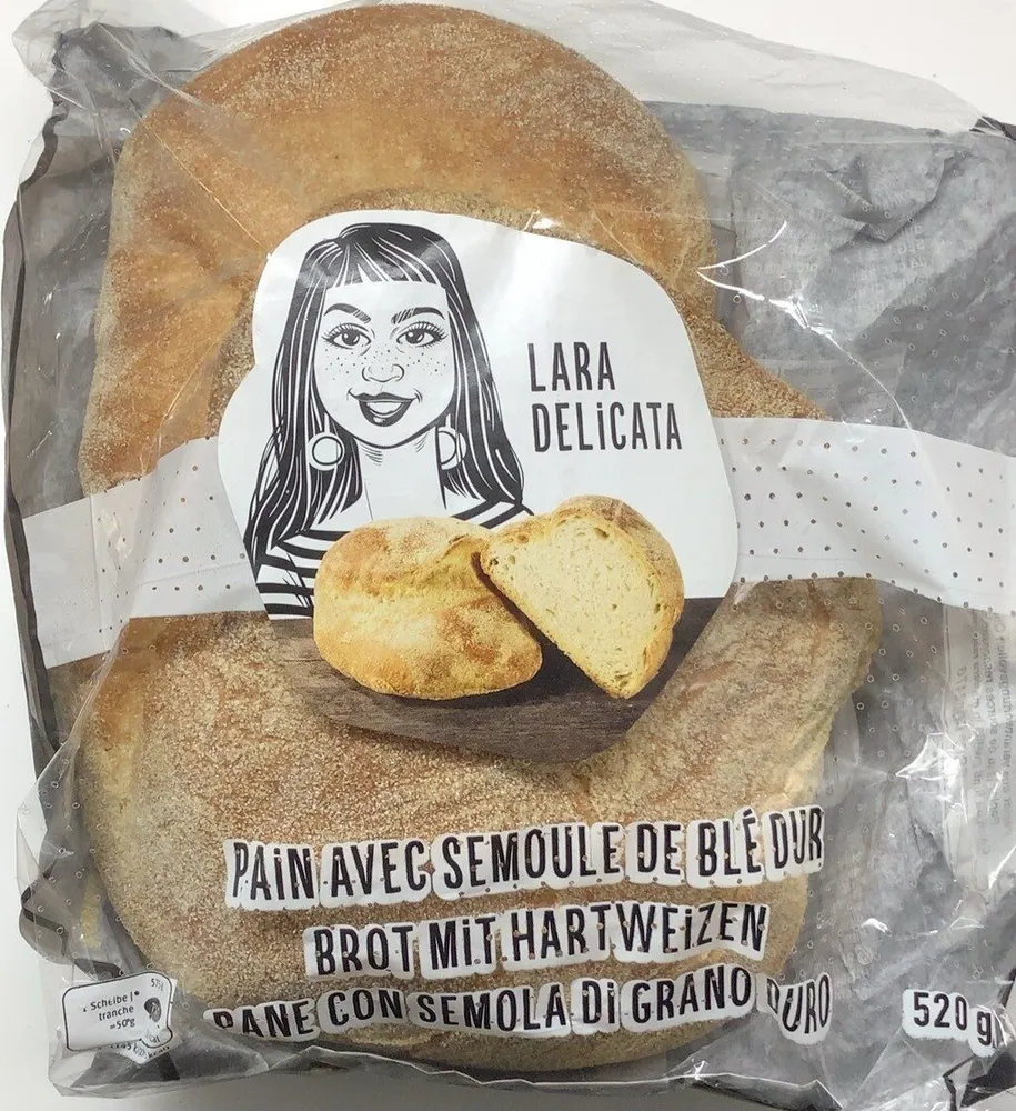 Pain avec semoule de blé dur