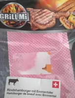 Hamburger de boeuf avec Emental