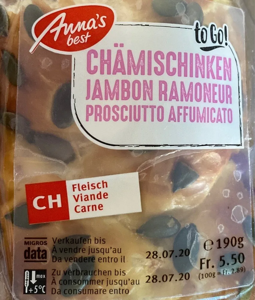 Sandwich jambon ramoneur