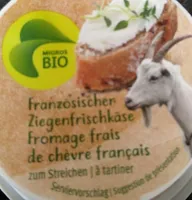 Fromage frais de chèvre français à tartiner
