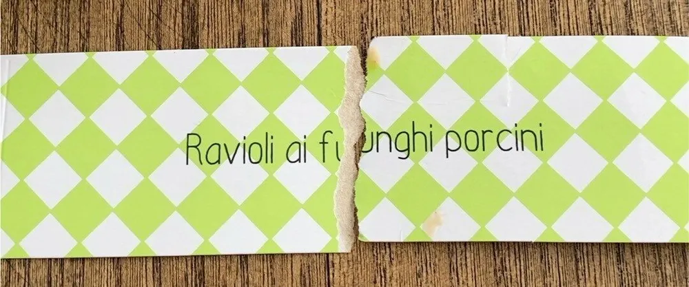 Ravioli an Steinpilz-Rahmsauce