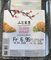 Sushi Wrap Chicken Satay