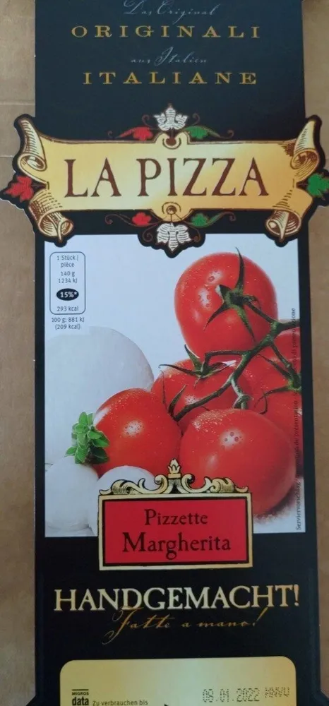 Pizzette margherita