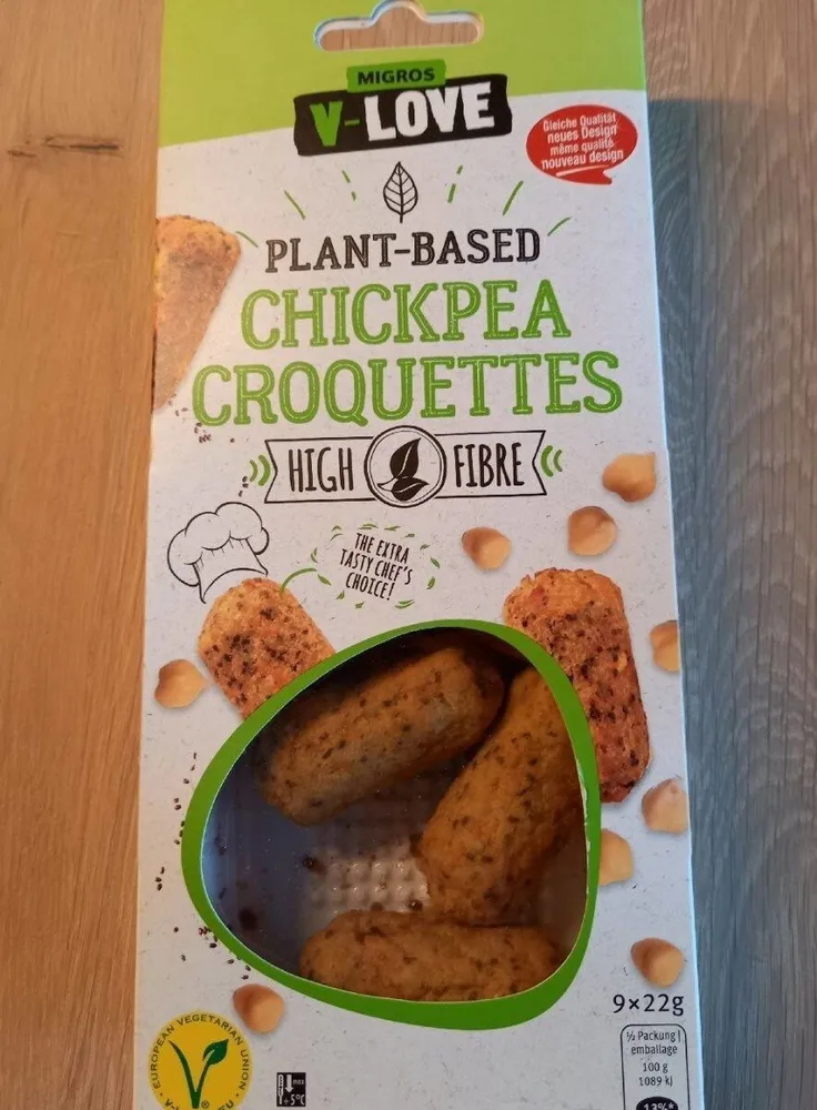 Plant-Based Chickpea Croquettes