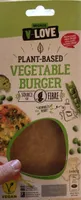 Plant-based vegetable burger