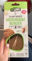Plant-based mushroom burger