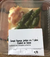 Canapé aux asperges