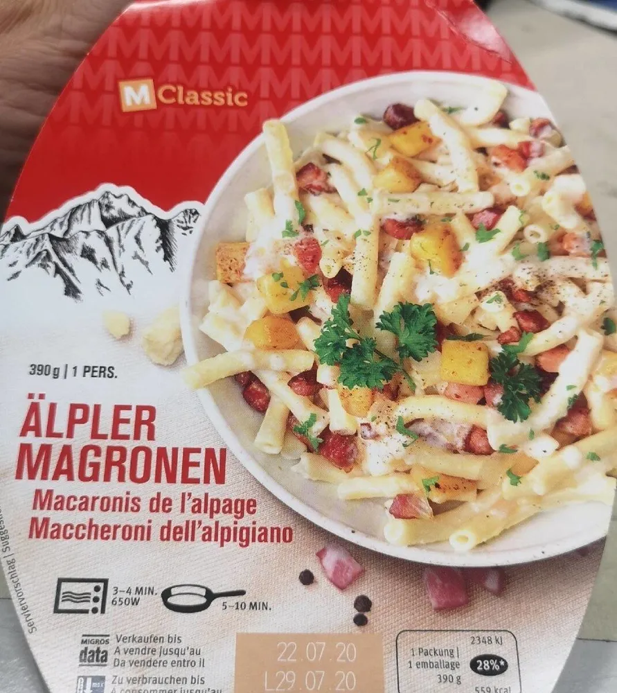 Macaronis d'alpage
