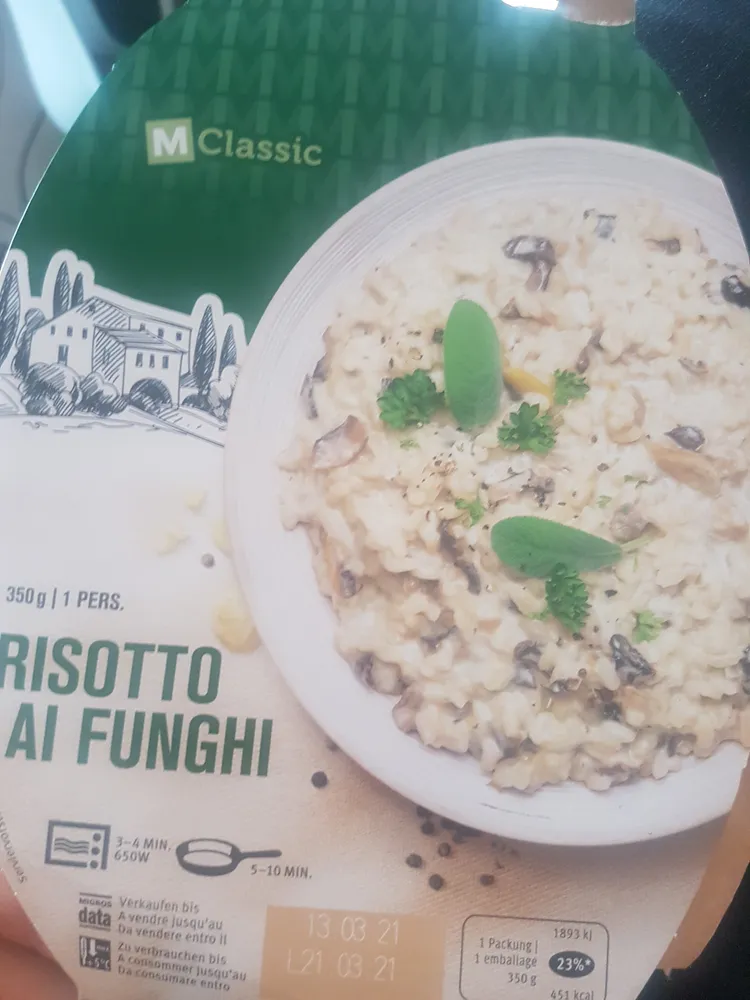 Risotto al funghi