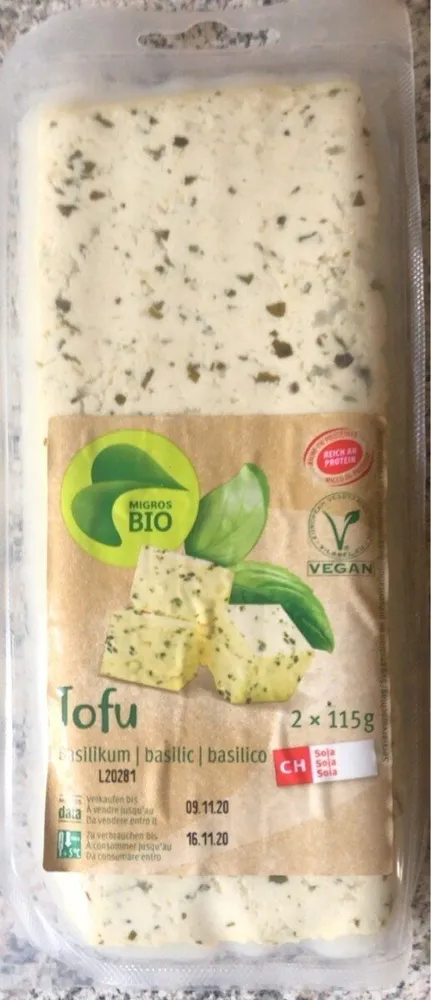 Tofu basilic