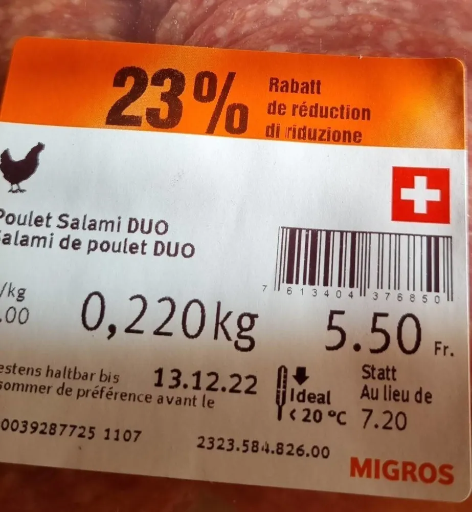 Poulet salami