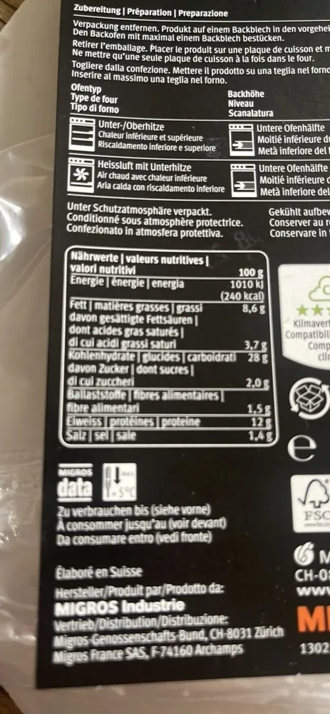 Schinken & Mascarpone Pizza