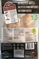 Bio petits pains rustiques