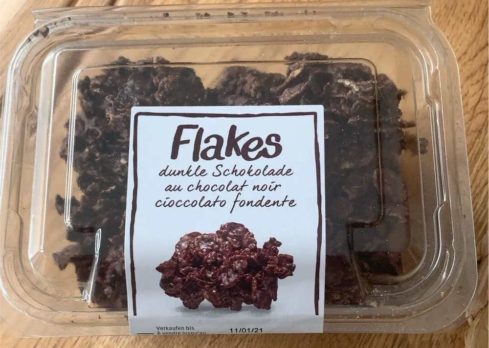 Flakes au chocolat noir