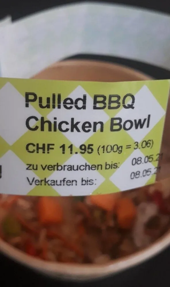Pulled BBQ chicken bowl