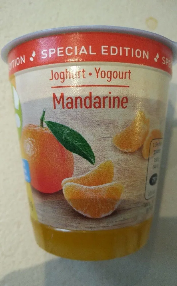 Yogourt mandarine sans lactose