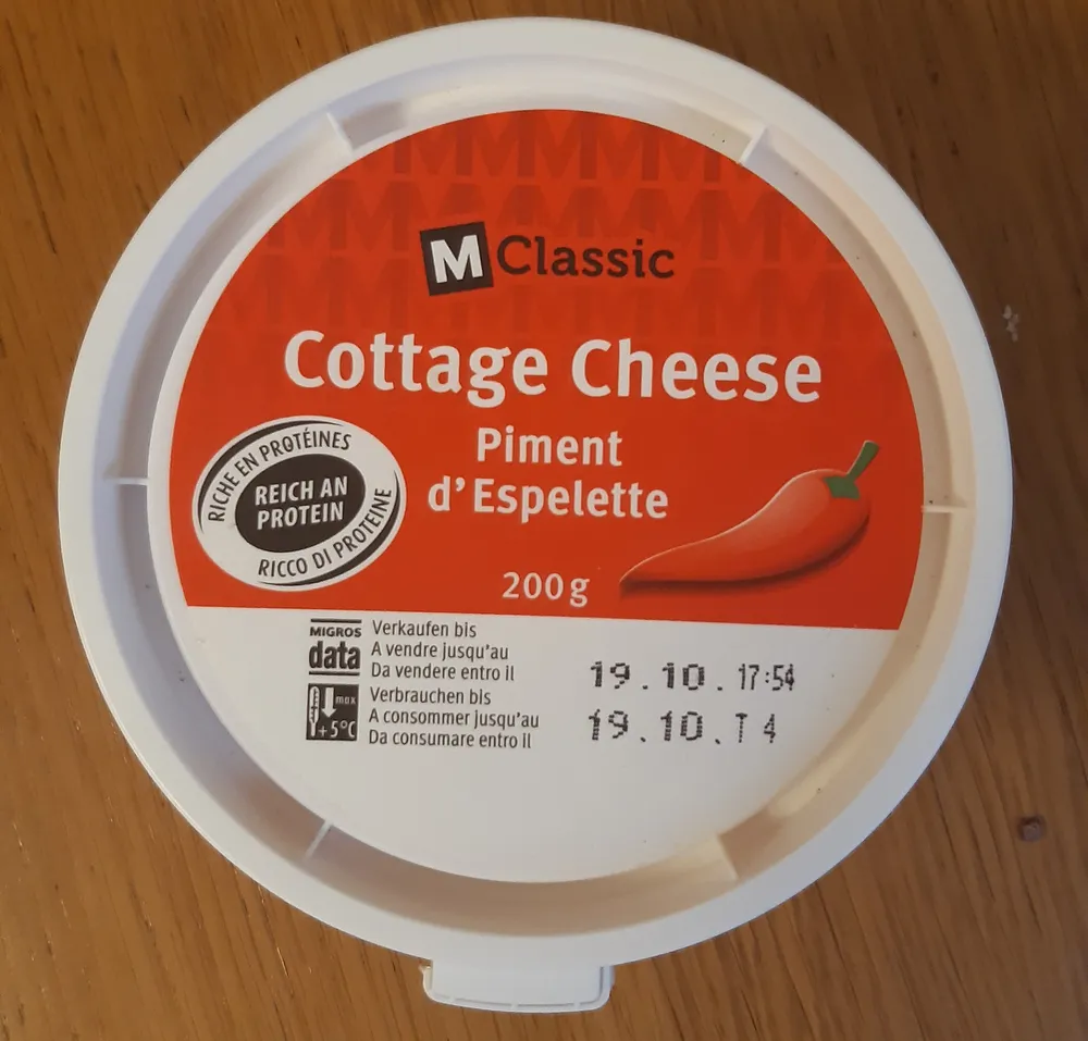 Cottage Cheese piment  d'espelette