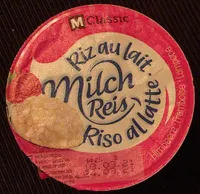 Riz au lait Milch Reis Riso al latte Himbeere