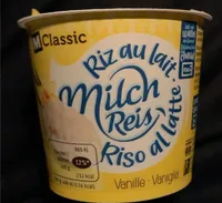 Riz au lait / Milch Reis / Riso al latte, Vanille · Vaniglia