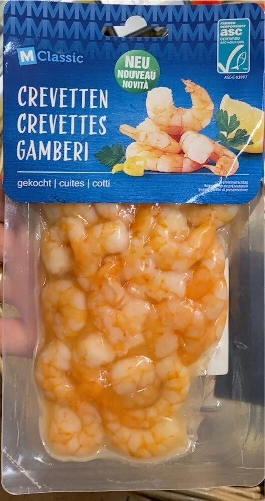 Crevettes cuites