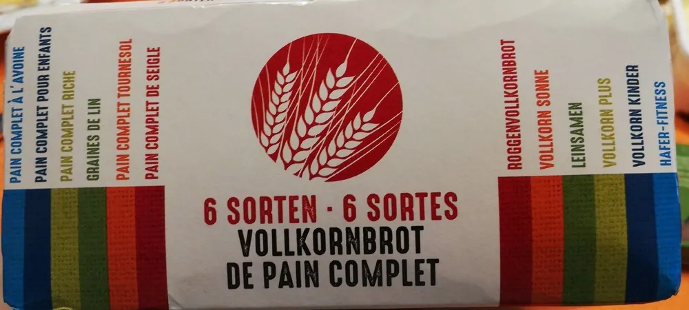 6 Sorten Vollkornbrot