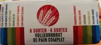 6 Sorten Vollkornbrot