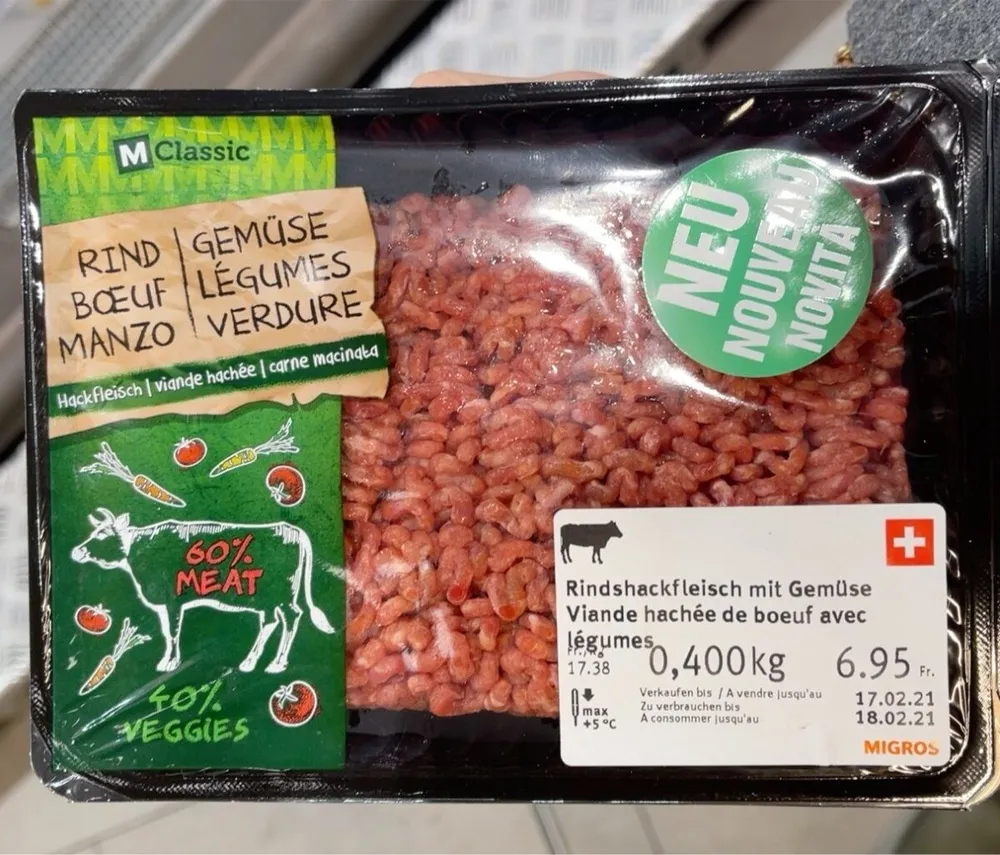 Viande hachée de boeuf avec légumes