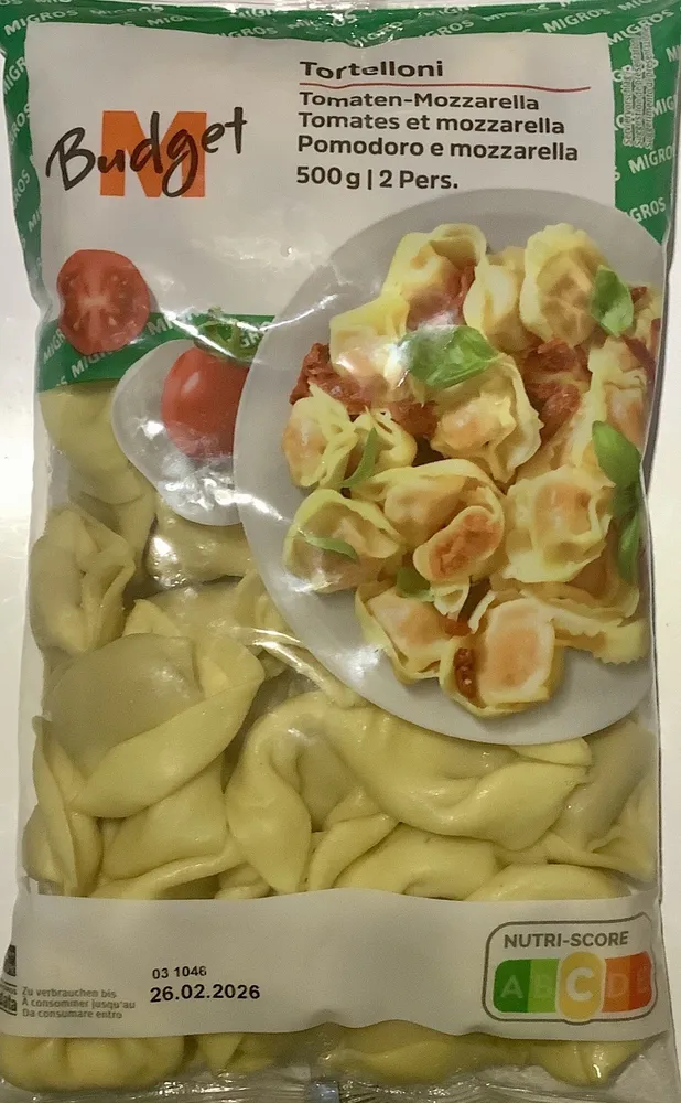 Tortelloni Tomates et mozzarella