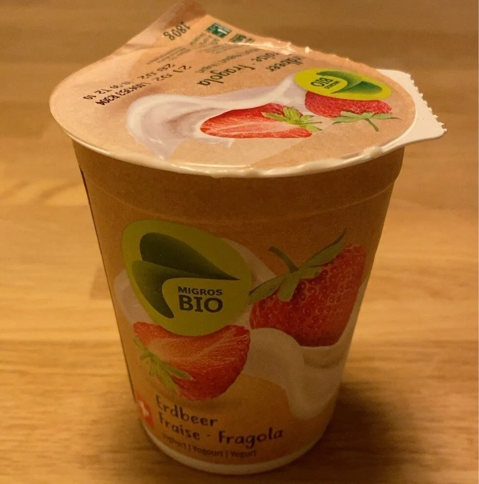 Yoghourt fraise bio