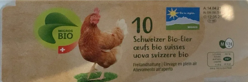 Oeufs bio suisses