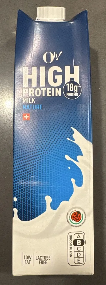 Lait high protéines