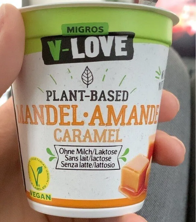 plant-based mandel caramel