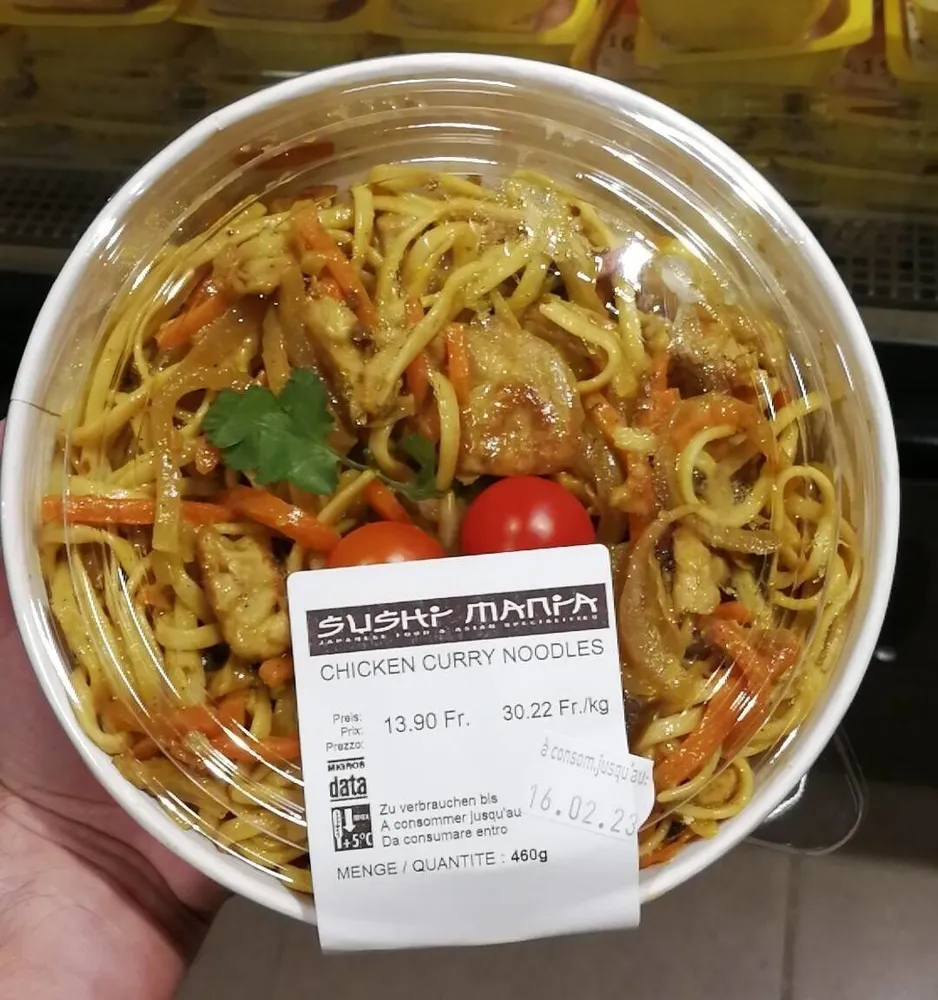 Chickencurry noodles