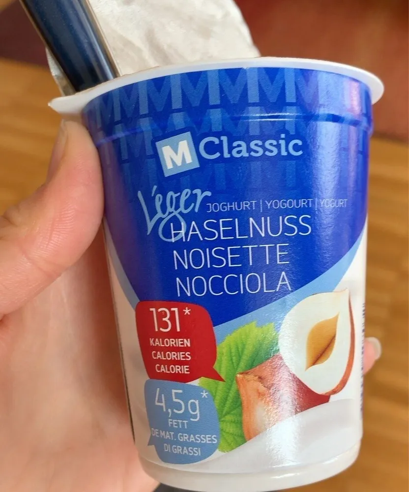 Joghurt Haselnuss / Yogourt noisette / Yogurt nocciola