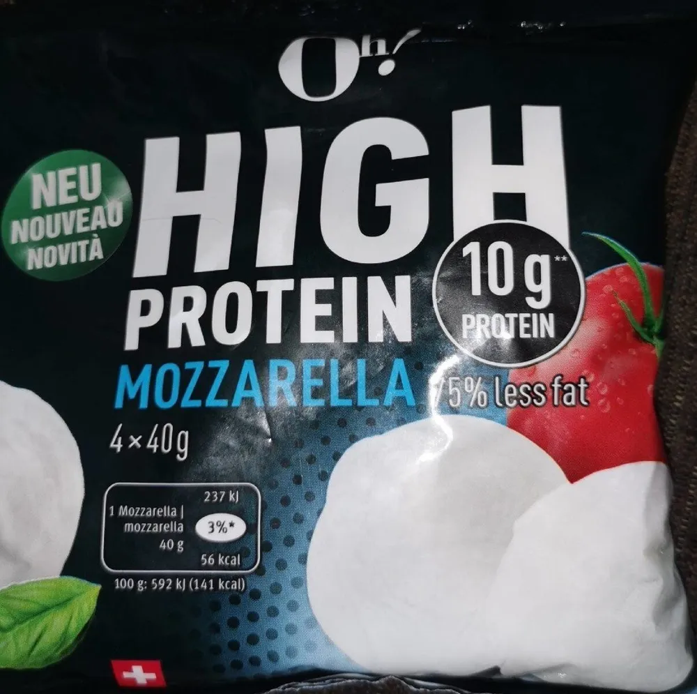 High protein mozzarella