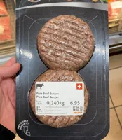 Pure beef burger