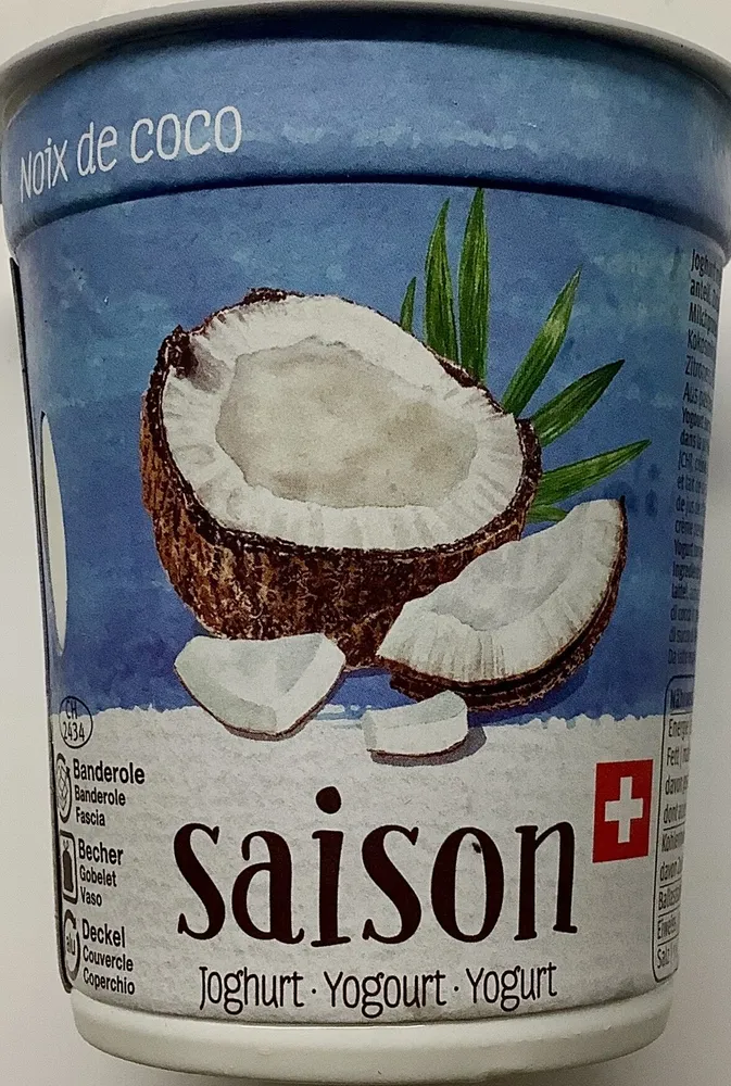 Yogourt Saison Noix de coco