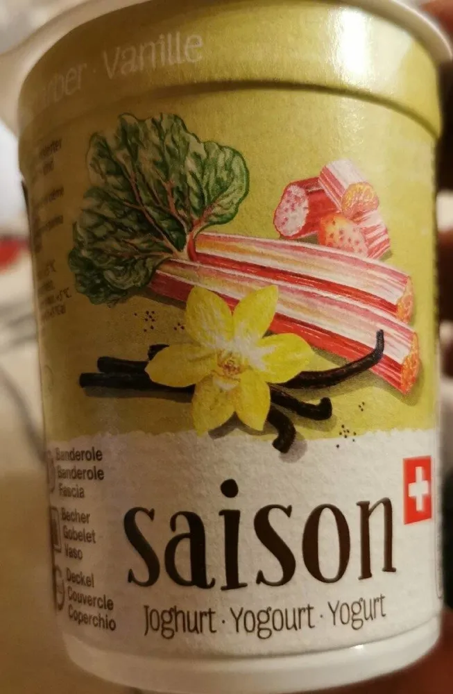 Saison rhubarbe vanille