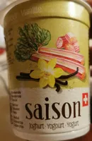 Saison rhubarbe vanille