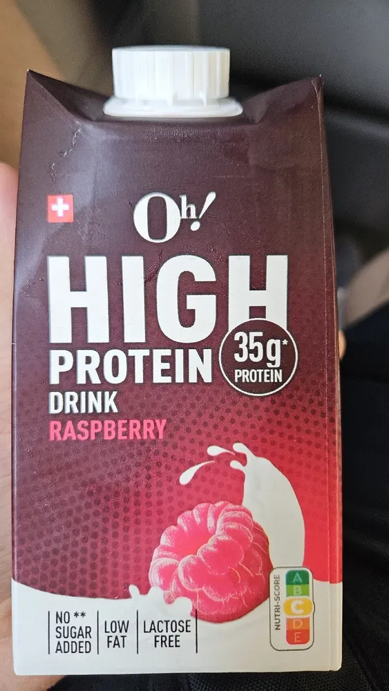 Oh! High Protein Drink Rasberry