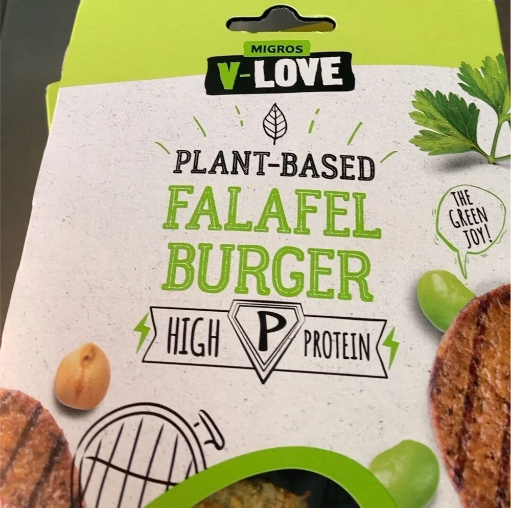Plant-based Falafel burger